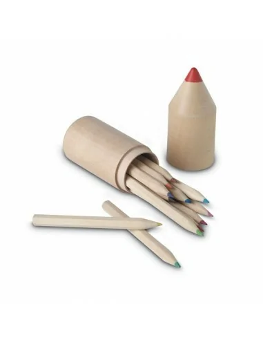 12 pencils in wooden box COLORET | IT2691