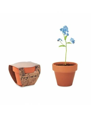 Terracotta pot 'forget me not' FORGET ME NOT | MO6146