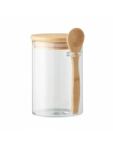 Glass jar with spoon 600 ml BOROSPOON | MO6247