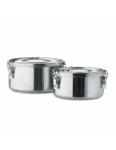 Set fiambreras de acero inox. ELLES | MO6365