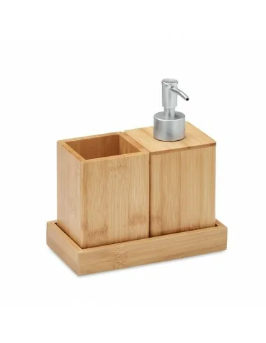 Set de baño de 3 piezas bambú SUOMI | MO6768