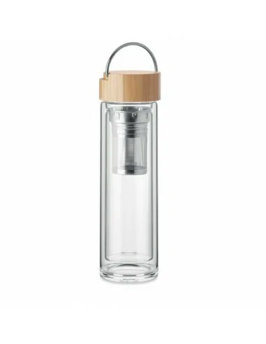 Double wall glass bottle 400ml BATAMI | MO6854