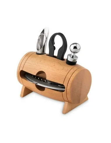 4 pcs wine set in wooden stand BOTA | MO9523