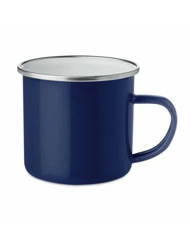 Metal mug with enamel layer PLATEADO | MO9756