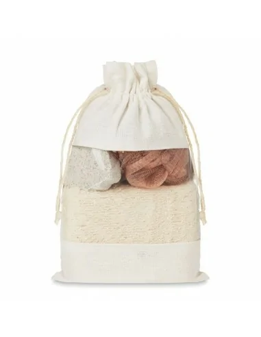 Bath set in cotton pouch CUIDA SET | MO9872