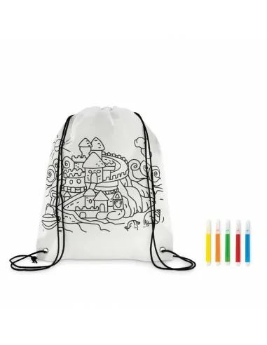 Non woven kids bag with pens CARRYDRAW | MO9887