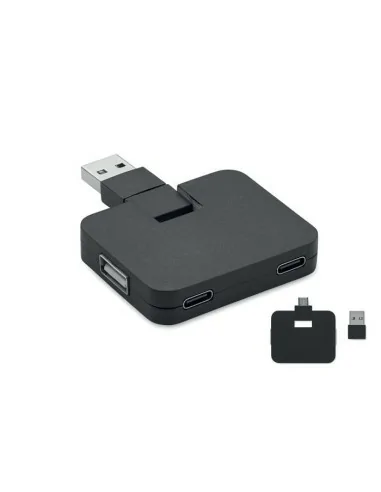 4 port USB hub SQUARE-C | MO2254