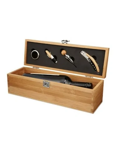 Wine set in bamboo box TARDOR | MO8293