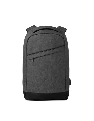 2 tone backpack incl USB plug BERLIN | MO9294