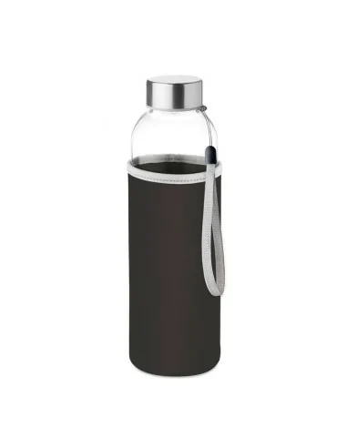 Glass bottle in pouch 500ml UTAH GLASS | MO9358