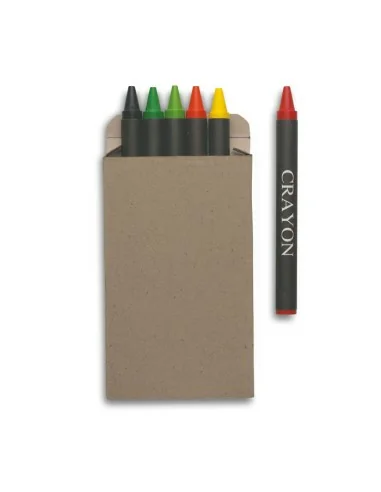 Carton of 6 wax crayons BRABO