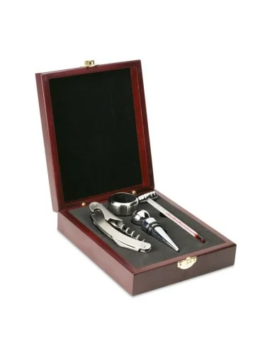 Classic wine set in wooden box PREMIUM