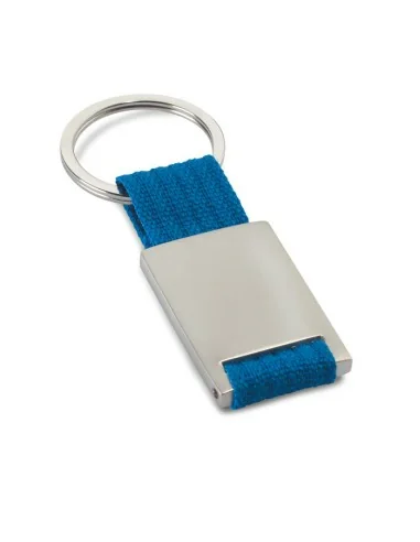 Metal rectangular key ring TECH