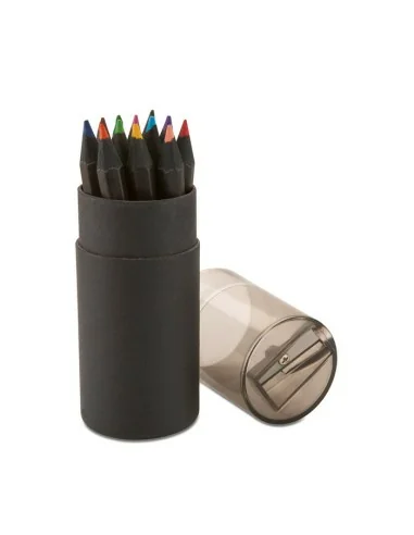 Black colouring pencils BLOCKY