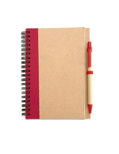 B6 recycled notebook with pen SONORA PLUS