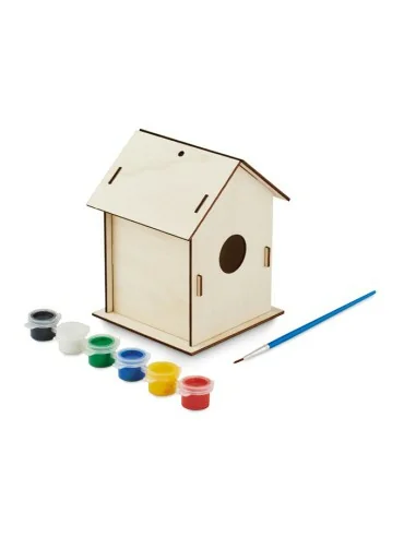 Kit pajarera de madera DIY PAINTHOUSE