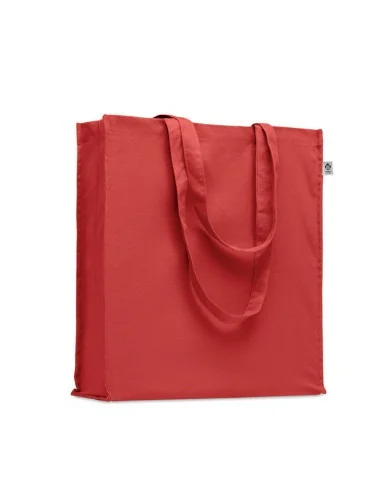 Organic cotton shopping bag BENTE COLOUR