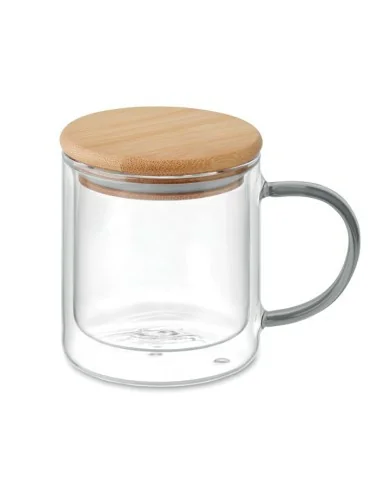 Double wall borosilicate mug FARBI