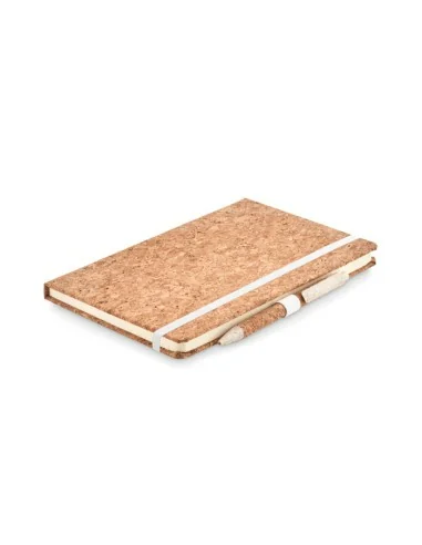 A5 cork notebook with pen SUBER SET