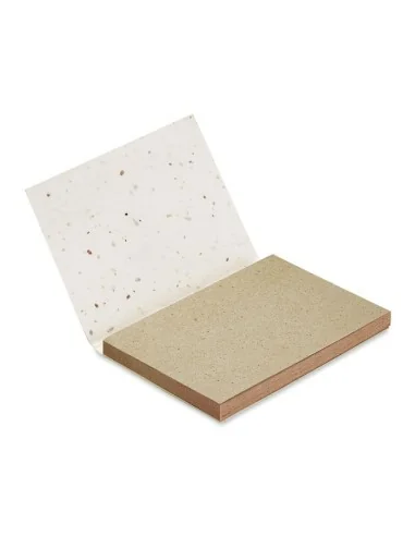 Grass/seed paper memo pad GROW ME