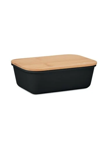 Lunch box with bamboo lid THURSDAY