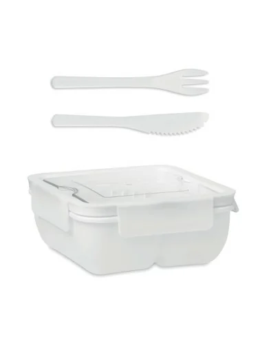 Lunch box with cutlery 600ml SATURDAY