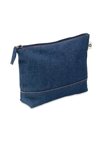 Recycled denim cosmetic pouch STYLE POUCH