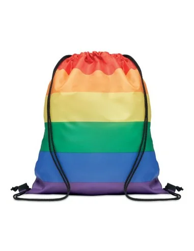 Rainbow RPET drawstring bag BOW