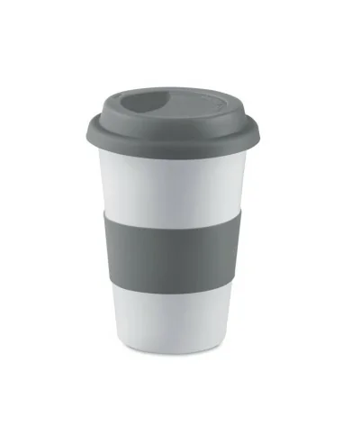 Ceramic mug w/ lid and sleeve TRIBECA