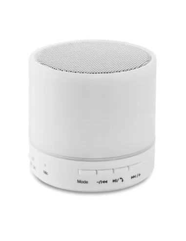 Round wireless speaker LED ROUND WHITE