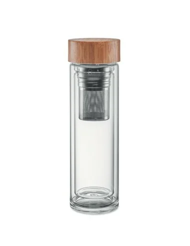 Double wall glass bottle 420ml BATUMI GLASS