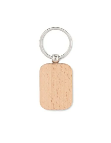 Rectangular wooden key ring POTY WOOD