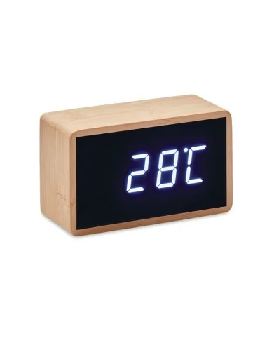 LED alarm clock bamboo casing MIRI CLOCK