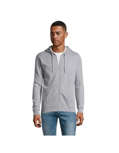 STONE UNISEX ZIP HOODIE STONE