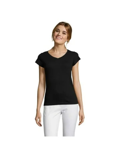 MOON WOMEN'S V-NECK T-SHIRT MOON