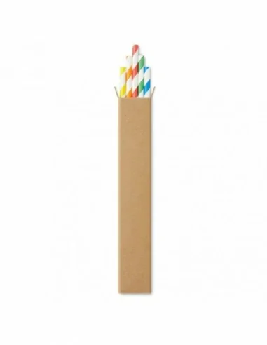 10 paper straws in Kraft box PAPER STRAW | MO9795